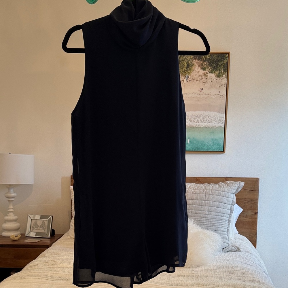 One Teaspoon Sleeveless Navy Dress Romper Size xxs
